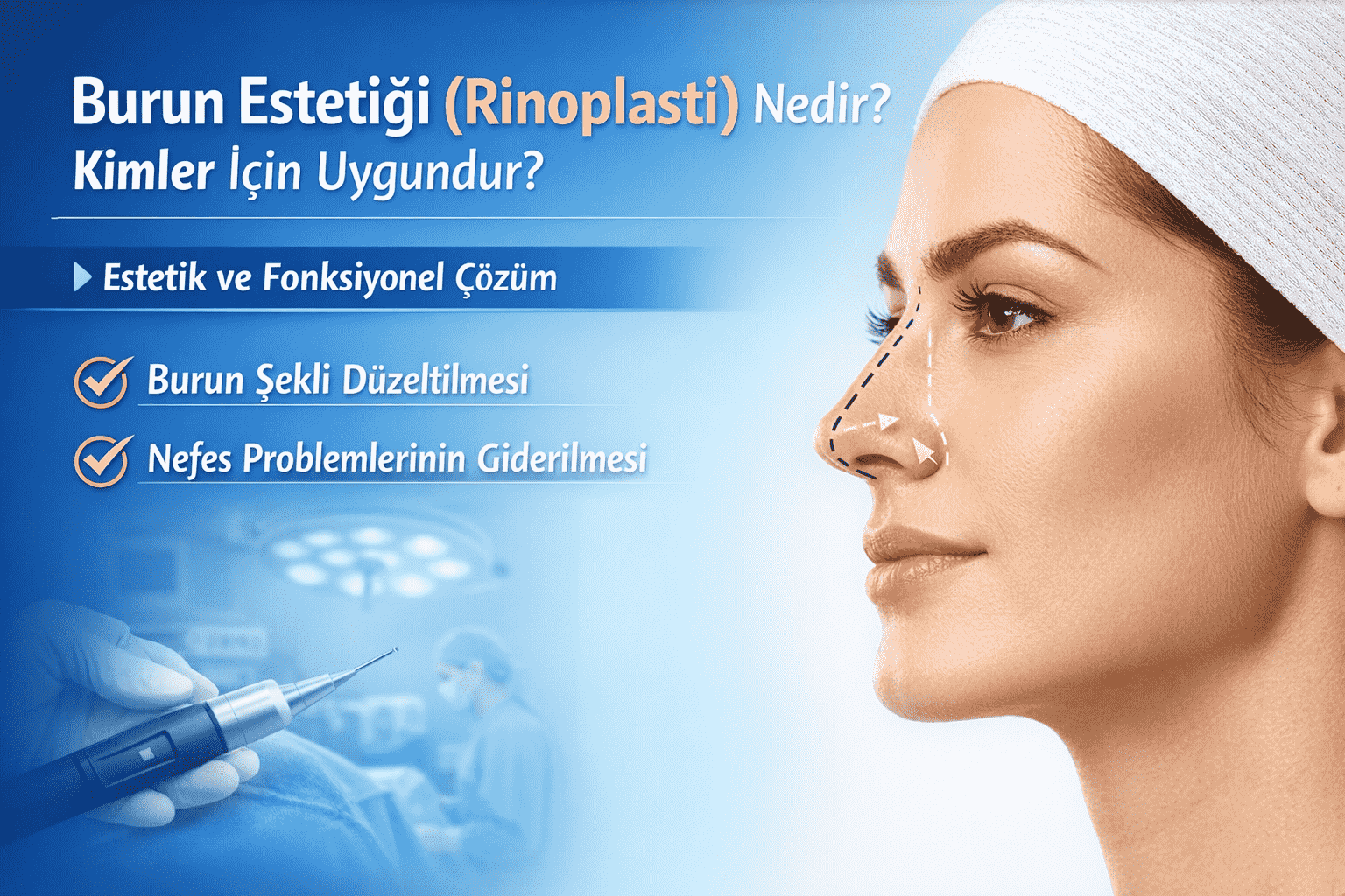Burun Estetiği (Rinoplasti) Nedir? Kimler İçin Uygundur?