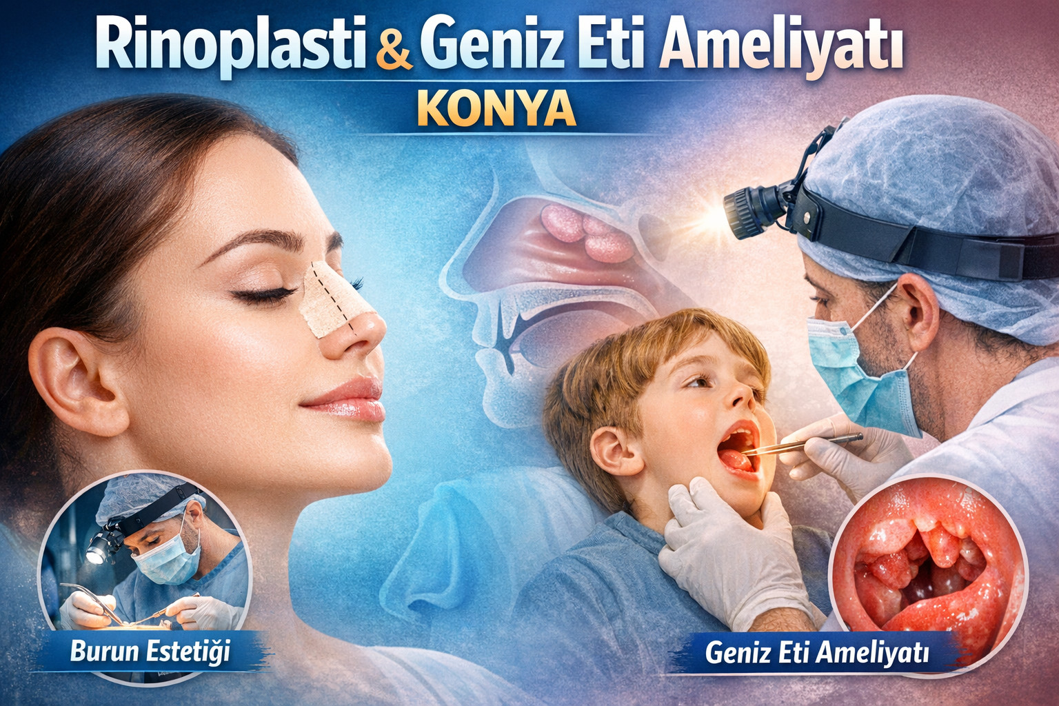 Rinoplasti Konya | Burun Ameliyatı ve Geniz Eti Tedavisi Rehberi