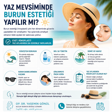 Yaz Mevsiminde Burun Estetiği Yapılır mı?